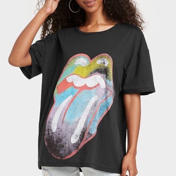 THE ROLLING STONES Graphic Band L/XL, 2X/3X Plus Size Tee. - Picture 3 of 4